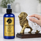 Copper Brass Bronze Chrome Aluminum Metal Polish Paste - Restores Shine - Decorative Surface Care - Fixtures Hardware Accessories - 8.8 oz