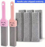 6 Pack Pumice Stone for Cleaning,Pumie Scouring Stick with Handle, Heavy Duty Toilet Pumice Stone for Toilet, Hard Water Toilet Ring Remover, for Toilet, Pool Tile, Sink, and Bathroom