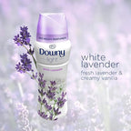 Downy Light Laundry Scent Booster Beads, White Lavender Scent, 18.2 OZ, In-wash fabric beads designed to be gentle with a light boost of scent, No Heavy Perfumes