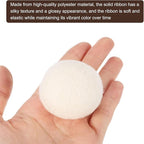 uxcell 6 Pcs Wool Dryer Balls, 1.6 Inches Wool Laundry Dryer Balls for Reducing Clothing Static and Wrinkles, White