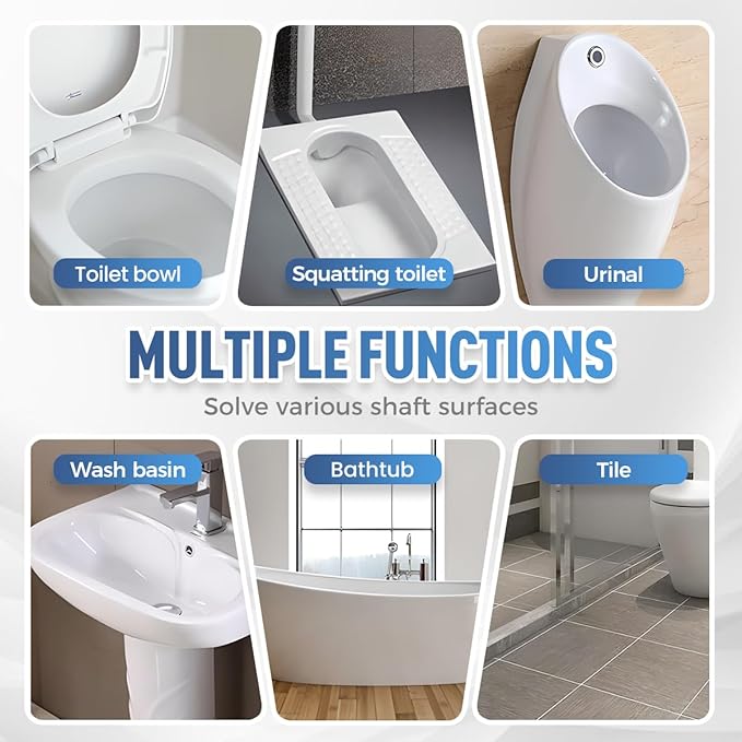 Upgrade Drain Clog Remover, Powerful Pipe Dredging Agent, Sink Drain Cleaner for Kitchen Bathroom, Unclogging Solution for Pipes, Toilets & Showers (2 PCS)