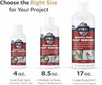 CLEAN MY STEEL 8.5 oz Stainless Steel Rust Remover – NSF Approved Non-Toxic Fast-Acting Rust Stain Remover for Appliances, Sinks & Grills