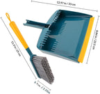 Hand Broom and Small Dustpan Set, Compact Broom Dustpan Cleaning Tool for Home and Car Interior, Portable Sweeping Accessory for Kitchen and Indoor Use