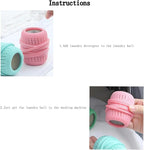 Generic 3pcs Set Washing Machine Laundry Ball, Fabric Softener Ball Dispenser, Softener Ball Dispenser, Softener Liquid Fabric Softener Dispener Refillable Ball, Light Blue, Light Green, Pink