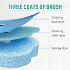 Disposable Toilet Brush Cleaning System with 24pcs Refill Pad Replacement Heads, Toilet Cleaning Stick, Wall-Mounted Toilet Wand Kit for Bathroom Maintenance, Toilet Brush with Holder