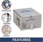 ULTRA SHIELD Tuff-Shine Bag-in-Box Floor Cleaner Shine Commercial & Janitorial Cleaning Supplies, Quick Instant Shine Concrete (Box of 2.5 Gallon)