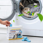 Washing Machine Cleaner Tablets, 2026 Upgraded Washer Machine Cleaner Tablets for Pet Owners, Deep Cleaning Pet Hair Remover for Front Loader, Top Load, HE Washer Tub (12 Pack)