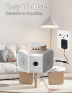 Mice Repellent Indoor Ultrasonic Pest Repeller,Squirrel Mouse Rodent Repellent Indoor Pest Control Device