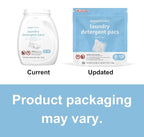 Amazon Basics Laundry Detergent, Hypoallergenic, Free & Clear, (New Packaging), 120 Count (Pack of 2)