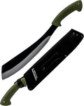 Condor Tool & Knife Bushcraft Parang Machete Knife - Heavy Duty Machete with Sheath - 1075 High Carbon Steel - High Impact Polypropylene Handle - Ballistic Nylon Sheath - 13in Blade - 22.9oz