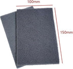 Heavy-Duty Scouring Pads Reusable Household Scrub Pads Non-Scratch Scrub Sponges，Black&White&Green