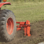48" Rotary Tiller – Gear-Driven 3-Point Tiller for Tractors 20-35 HP, 36 Heavy-Duty Tines, Max 6.89” Depth – PTO Powered Category 1 Tiller for Gardens, Farms & Landscaping