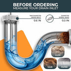 drain snake [25FT] - Auto Feed - Ideal plumbing snake for sink and drain unblocking - Solid drain auger for real DYIs!