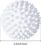 6 Pieces Laundry Will Drying Balls Reusable Replace Laundry Drying Fabric Softener and Saves, Reusable Washing Machine Cleaning Soften Clothes Wash Ball (White)