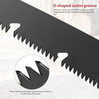 Folding Camping saw 10 inch – SK9 High-Carbon Steel TEFLON-Coated Rust-Resistant, 2 Locking Positions, Hand Saw for Garden Tree Limbs, Wood Cutting & Outdoor Camping (2 Extra Blades)