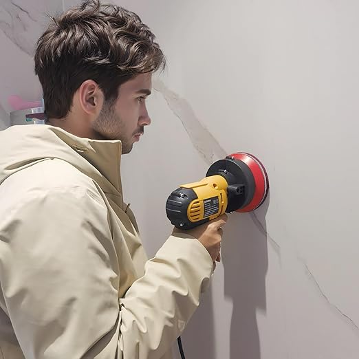 10 PCS 5 Inch 400 Grits Multipurpose Scrubber Scouring Pads Flocking Scuff Pads -Hoop and Loop Scuff Pads Conditioning Discs Polishing Pad for Furniture Automotive Cleaning, Rust Removal