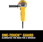 DEWALT Angle Grinder, One-Touch Guard, 4-1/2 -Inch (DWE4011)