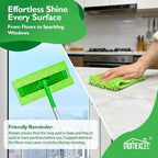 HOMEXCEL Microfiber Mop Pads Compatible with Swiffer Sweeper, Reusable Machine Washable Pad Refills, Mop Head Replacements for Multi Surface Floor Cleaning, 10 Pack