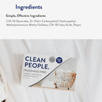 The Clean People Fabric Softener Sheets - Dryer Sheets - Softens & Removes Static Cling - Vegan Laundry Softener, Essential Oils - Fragrance Free 240 Pack