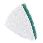 YWBL-WH 5Pcs Scouring Scrub Pads, Reusable Triangle Polishing Pad Self Adhesive Plate Grinding Machine Accessories, 3.5 * 3.5 * 3.5inch