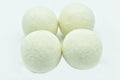 Pack of 4 Wool Laundry Dryer Ball by GK&CO-Reusable Extra Large Premium Natural Fabric Softener, Reduces Clothing Wrinkles, Eco-Friendly~Made of 100% Pure New Zealand Wool~Made in Nepal (4)