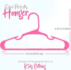 Utopia Home 20 Pack Kids Hangers - 11.5 Inch Plastic Baby Hangers for Closet - Childrens Hangers for Clothes & Infant Hangers for Closet - Ideal for Everyday Standard Use (Pink)