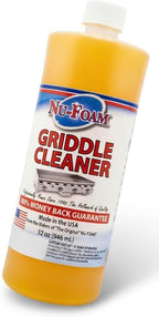 Nu-Foam Griddle Cleaner, Professional Flat Top Cleaning Liquid, 32 oz, for Commercial Griddles (4)