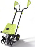 12 Inch Small Electric Corded Garden Tiller Cultivator 13.5 AMP Power Rototiller for Gardening with Adjustable Wheels