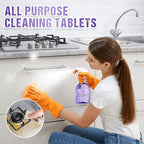 Fliwos Spray Oven Cleaner, 2026 Upgraded All-Purpose Spray Cleaner with Concentrated Cleaning Tablets, Multi-Surface Cleaning Spray for Oven, Grill, Kitchen, Bathroom and Home (1 Bottle+6 Pcs)