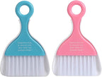 2 Pcs Mini Dustpan Set Brush for Table Whisk Brooms Small Dustpan Broom Set Mini Dust Pans with Brush Tiny Cleaning Table Sweep