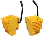 (2 Pack) Mop Wringer Only for 26-Qt or 35 Qt Commercial Side Press Mop Bucket, Yellow