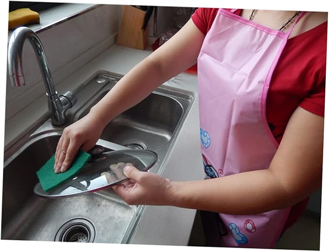 Scouring Pad Dish Towel Set 10 Pack Non-Scratch Cleaning Pads for Kitchen Durable Scrub Sponge for Dishes