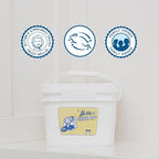 Nellie's Dishwasher Powder – 500 Scoop Bulk Bucket – Plant-Based Formula – Phosphate-Free, Septic-Safe, Tough on Food Residue – Sparkling, Streak-Free Clean – Made in Canada