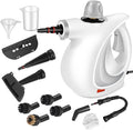Handheld Pressurized Steam Cleaner with 12 pcs Accessories, Steamer for Cleaning, Steam Cleaner for Home Use, Steamer for Cleaning Car, Furniture, Floor, Upholstery, Grout and Tile, Light Gray