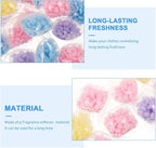 50 Pcs Laundry Scent Booster Beads for Washer Fabric Deodorizer Fragrance Beads for Clothes Freshness Laundry Supplies