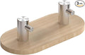 Kayqi 304 Stainless Steel Minimalist Hooks, Suitable for Various Settings Such as bathrooms, Kitchens, and entryways (Set of 3). (Silver)
