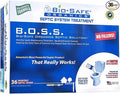 Bio-Safe Organics B.O.S.S - Septic Tank Treatment - 36 Monthly Doses - Septic Cleaner - Drain Cleaner - Drain Clog Remover - Unclog Toilet Septic Maintenance - Exxon Valdez Patented 100% Guaranteed