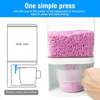 Conworld Laundry Detergent Dispenser, Wall Mounted Laundry Beads Dispenser for Scent Booster Beads, Stain Remover Powder, Bath Salts, Rice, Beans Grain and Dry Food, Laundry Scent Booster Container