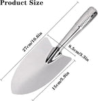 Garden Trowel Stainless Steel Rust Resistant Hand Shovel Garden Spade Small Gardening Hand Tools Shovels for Weeding, Transplanting and Digging