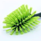 Pine-Sol Scrub Brush Set - Long Handle Cleaning Brushes with Heavy Duty Bristles and Comfort Grip - Scrubbers for Kitchen, Household, and Dishwashing, 2 Pieces