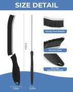 Crevice Cleaning Brushes, Cleaner Scrub Brush Tool for Hard to Reach Tight Space, Home Essentials, Cleaning Supplies for Shower, Bathroom, Kitchen, Toilet, Window