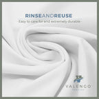 VALENGO New Lint Free Rags – 100% Cotton Cloth, Soft T-Shirt Rags, Lint Free Cloth for Staining Wood, Cast Iron, Dusting, Polishing, Painting and Cleaning – Reusable & Absorbent – 17”x17” (Pack of 28)