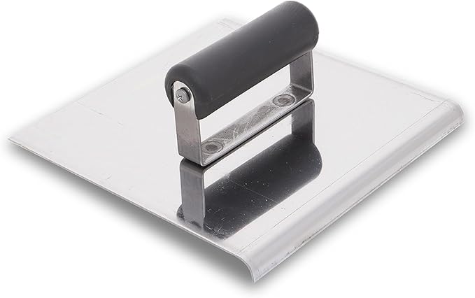 MARSHALLTOWN QLT Stainless Steel Hand Edgers, Plastic Handle, 203mm Length, 203mm Width, 6mm Radius, 10mm Lip, Made In The USA, CE527SP