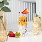 Ciaell 24 Pack Rose Gold Plastic Champagne Flutes - 9 Oz Disposable Champagne Glasses - Stemless Mimosa Glass for Parties & Weddings & Birthdays