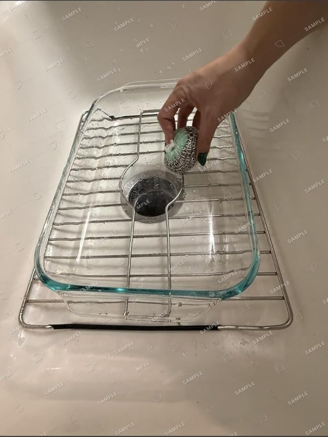 8-Pack Ring King Steel Wool Scrubber Pads for Cleaning Dishes, Pans, Pots, Ovens, Grills, Sinks. Pure Stainless Steel Scrubbers with Wrap-Up Sponge - Heavy-Duty Kitchen Cleaning Pads