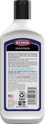 Weiman Silver Polish, 8 ounce Bottles, pack of 2