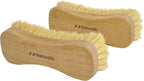 All-Natural Wooden Scrub Brush Set | Eco-Friendly Cleaning Brush Set with Tampico Bristles | Floor Scrub Brush & Shower Scrubber for Bathroom, Tub, Kitchen & Carpet | Sustainable Set – Pack of 2