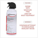 Innovera IVR10012 10 oz. Compressed Air Duster Cleaner (2/Pack)