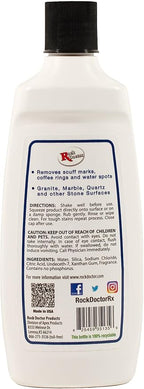 Rock Doctor Spot & Ring Remover, Works on Granite, Marble, Countertop & Quartz, Hard Water Mark & Spot Remover, Remove Coffee & Scuff Mark, 14 oz. Pack of 2