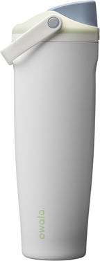Owala FreeSip Sway Insulated Stainless Steel Water Bottle with Two-Way Spout, Built-In Straw and Bucket Handle, Made for Travel, School, and Sports, 30oz, BPA Free, Leak Proof, Iced Breeze